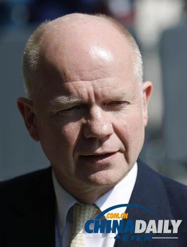 資料圖：英國(guó)外交大臣威廉·黑格。圖片來(lái)源：中國(guó)日?qǐng)?bào)網(wǎng)