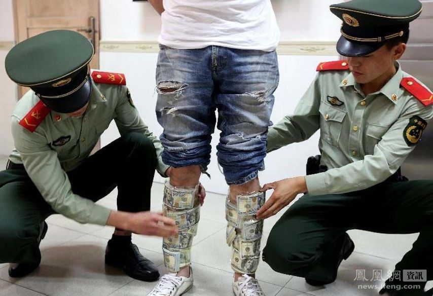 香港男子入境帶現(xiàn)鈔58萬(wàn)美金被查