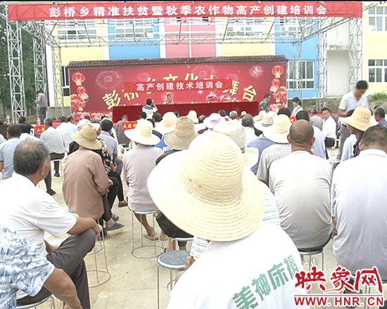 彭橋鄉(xiāng)高產(chǎn)創(chuàng)建技術(shù)培訓(xùn)會(huì)